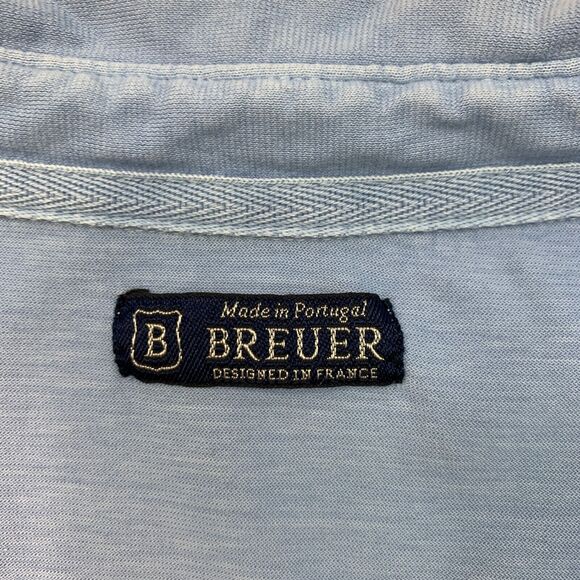 Breuer Shirt Mens XL Extra Large Copen Button Up Long Sleeve Cotton Chest Pocket - Picture 6 of 13